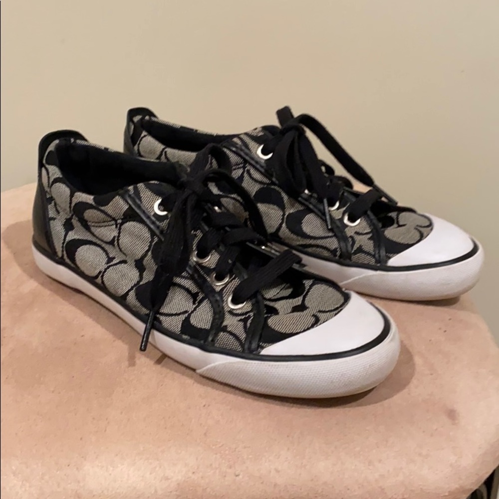 Coach Barrett Sneakers signature print size 6